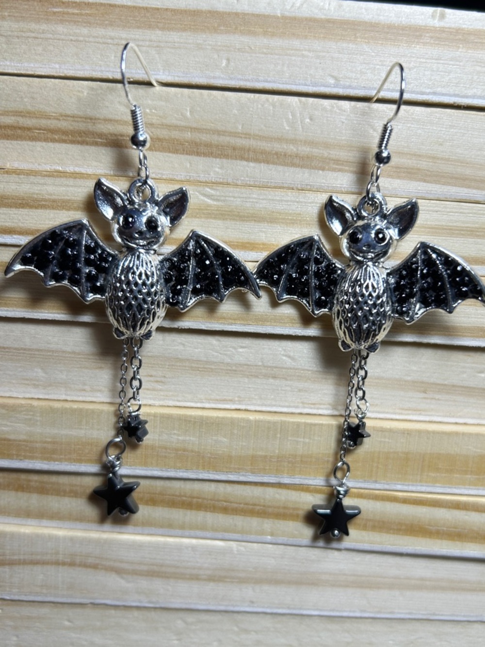 3/$25 Bat Dangle Earrings